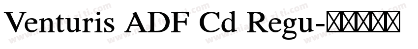 Venturis ADF Cd Regu字体转换